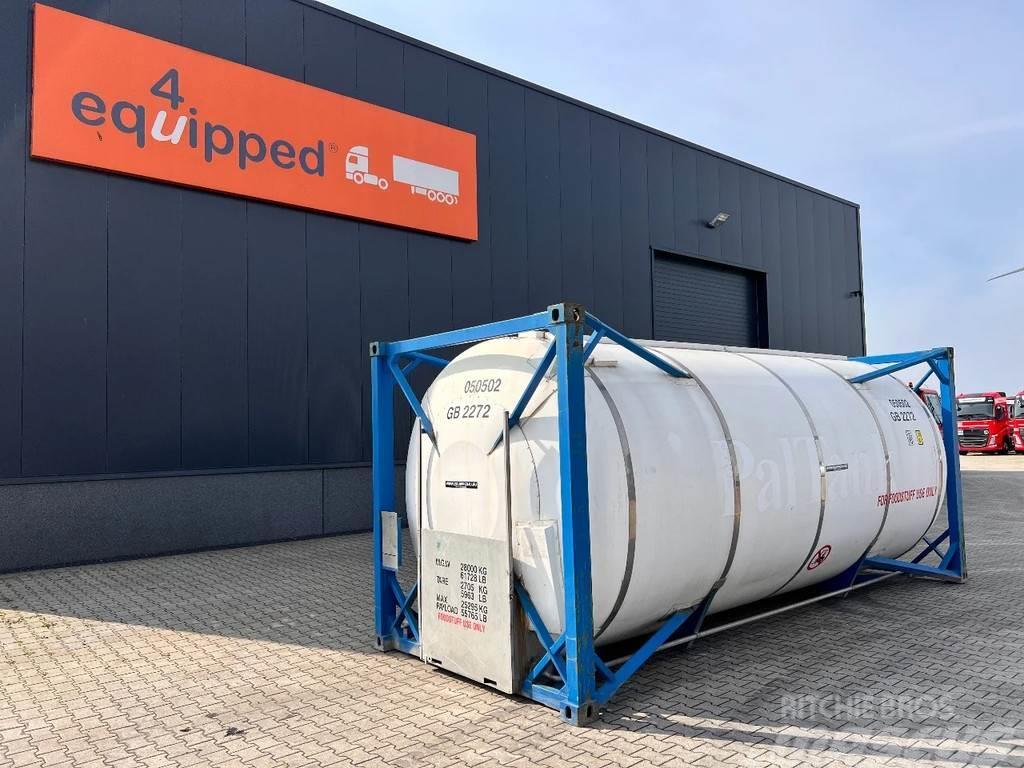  UBH FOODSTUFF 20FT ISO 24.700L/1-comp., Tankcontainer 
