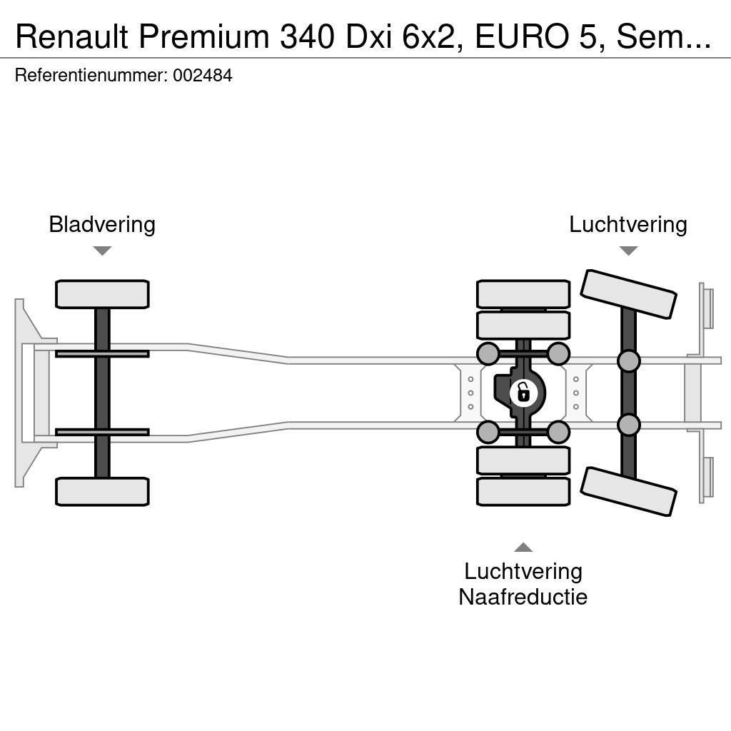 Renault Premium 340 Dxi 6x2, EURO 5, Semat Zoeller Müllwagen