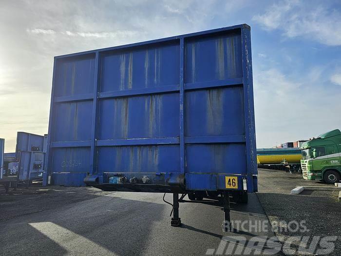 Contar B1828 dls| heavy duty| flatbed trailer with contai Pritschenauflieger