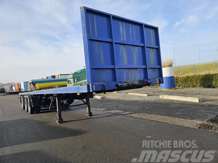Contar B1828 dls| heavy duty| flatbed trailer with contai Pritschenauflieger