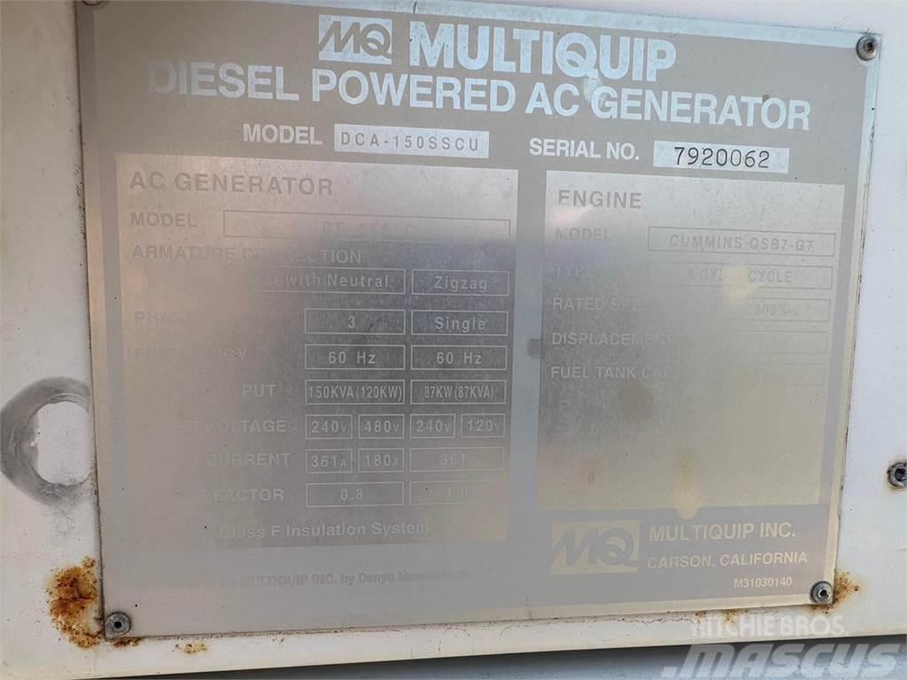 MultiQuip WHISPERWATT DCA150SSCU Andere Generatoren