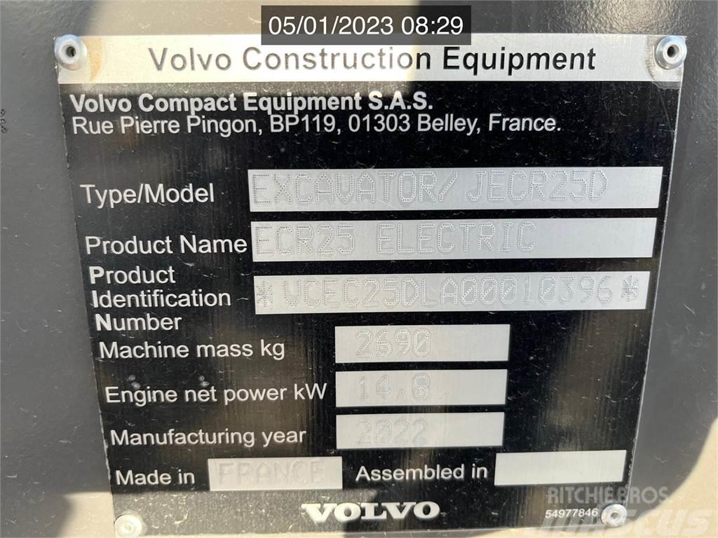 Volvo ECR25 ELECTRIC Minibagger < 7t