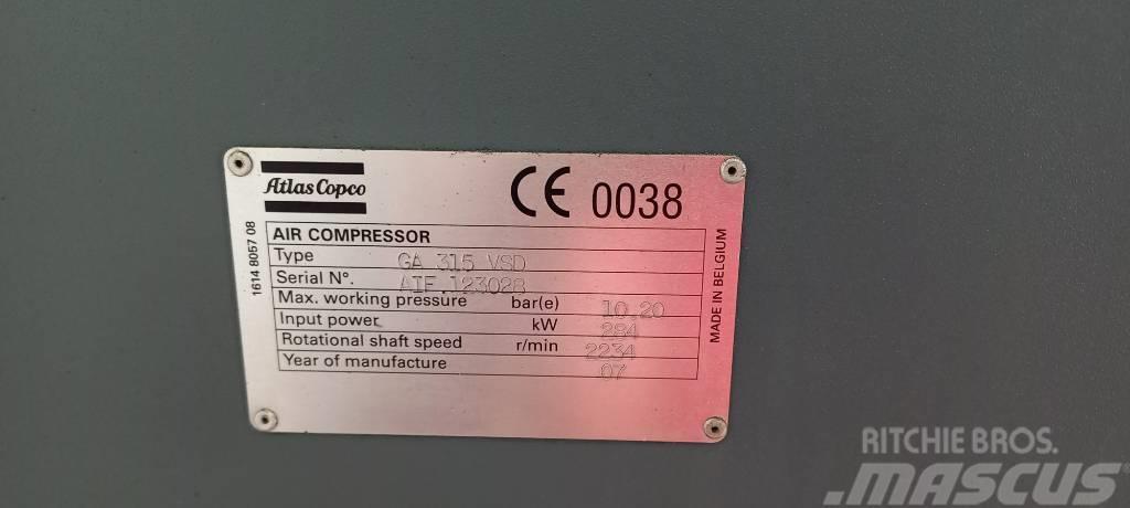 Atlas Copco GA 315 VSD Kompressoren