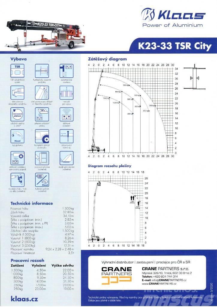 Klaas K 23-33 RS City Turmdrehkrane