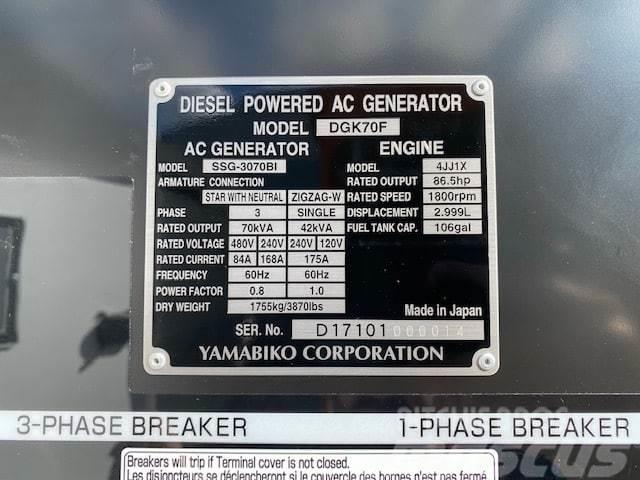 Isuzu DGK70F Diesel Generatoren