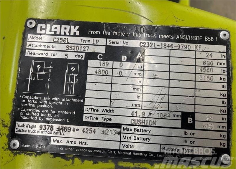 Clark C25CL Andere Gabelstapler