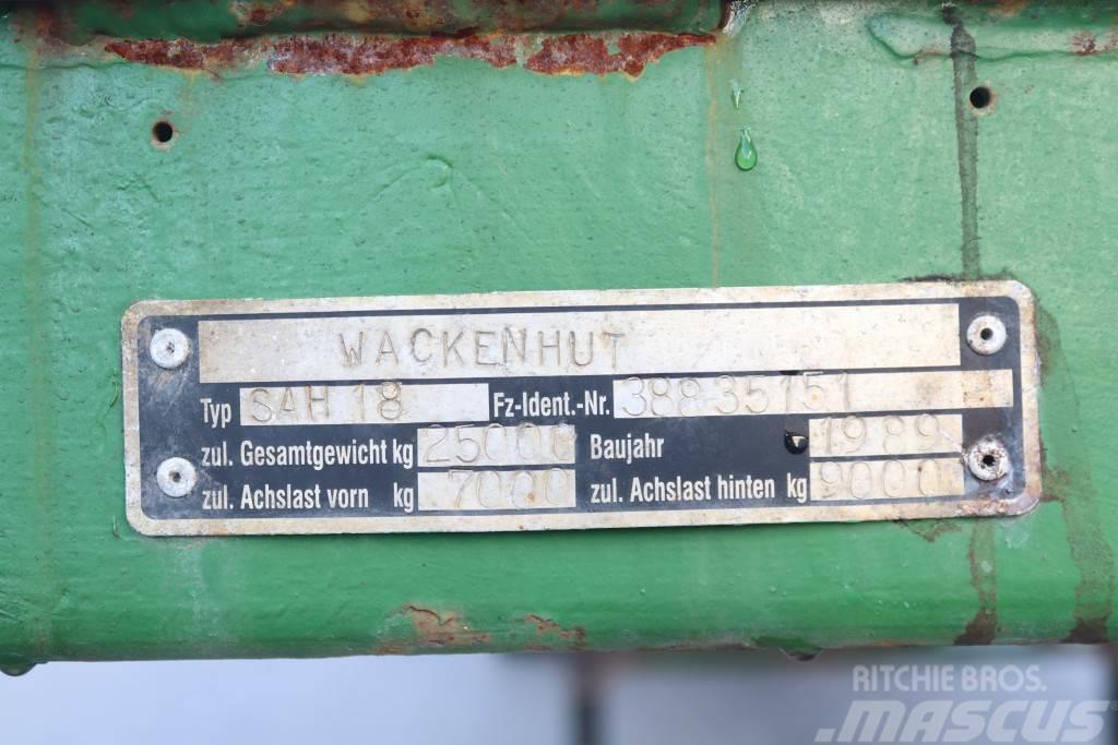 Wackenhut SAH18 Rungen Holztransportauflieger