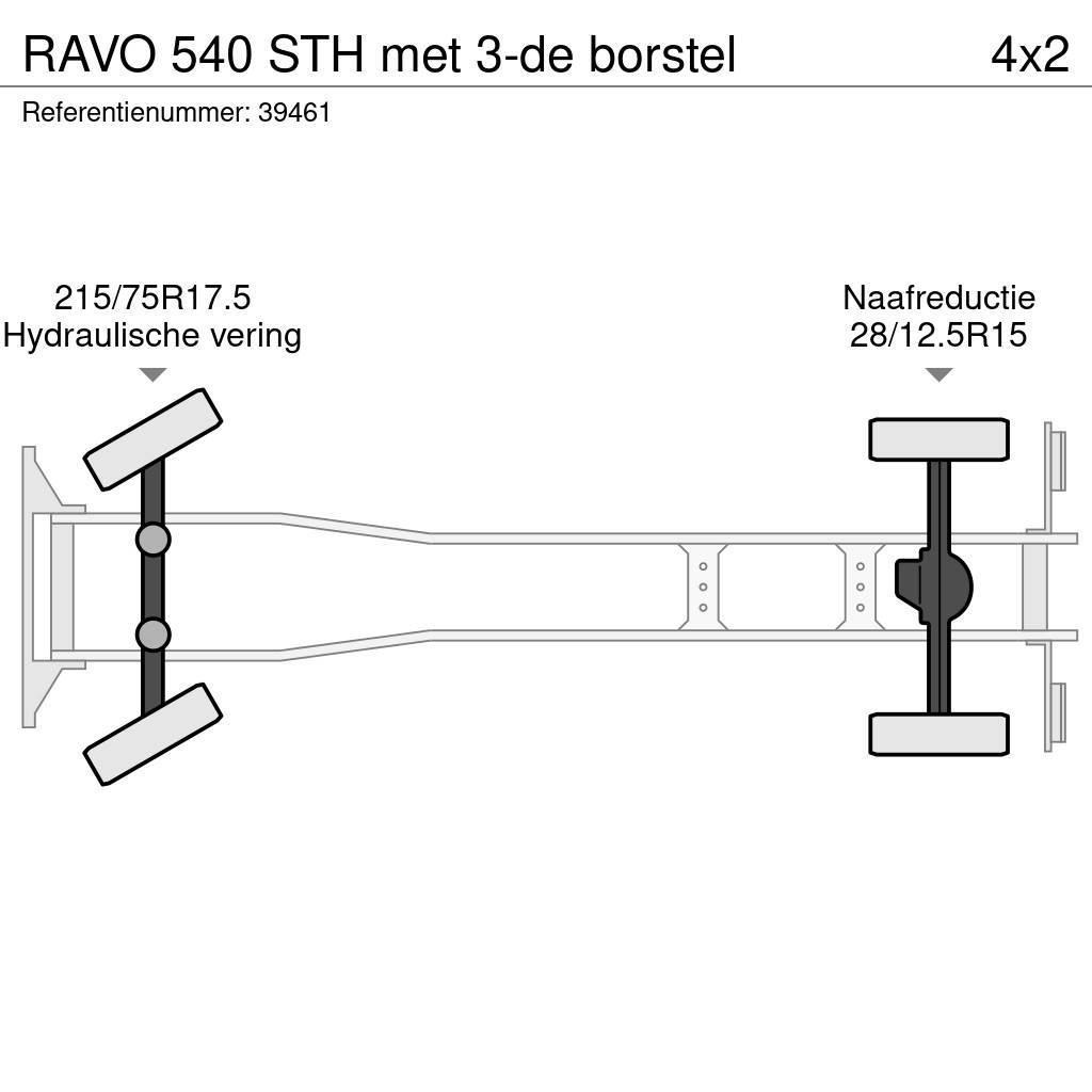 Ravo 540 STH met 3-de borstel Kehrmaschine