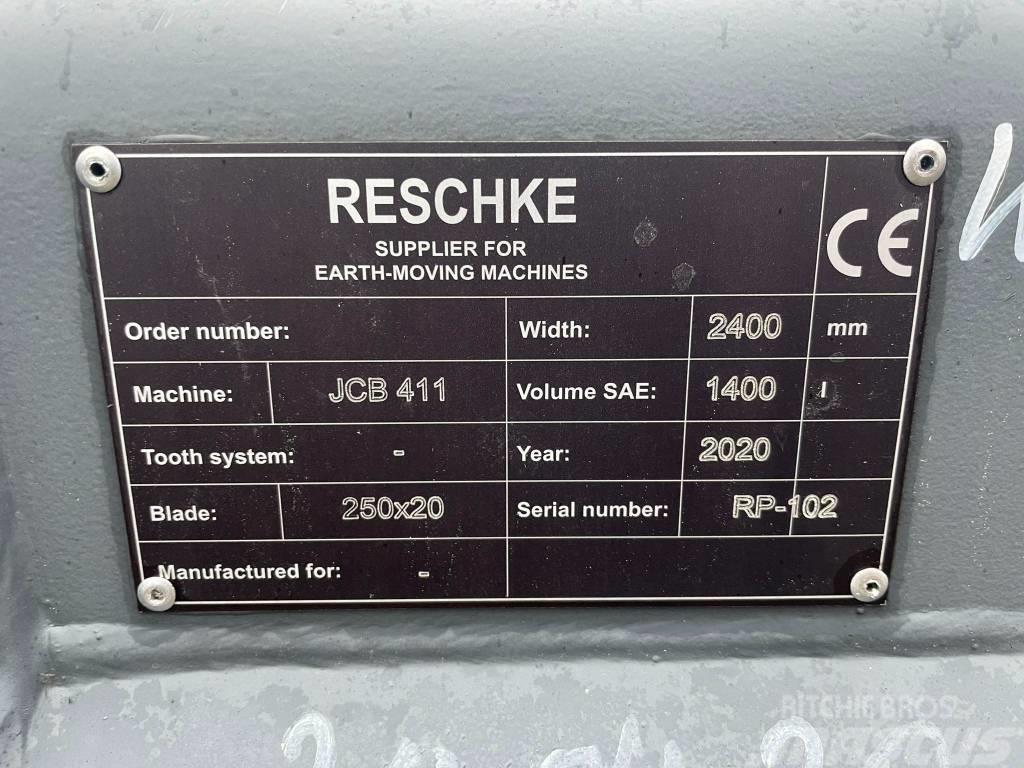 Reschke Łyżka ładowarkowa 2400mm 1,4m3 Schaufeln
