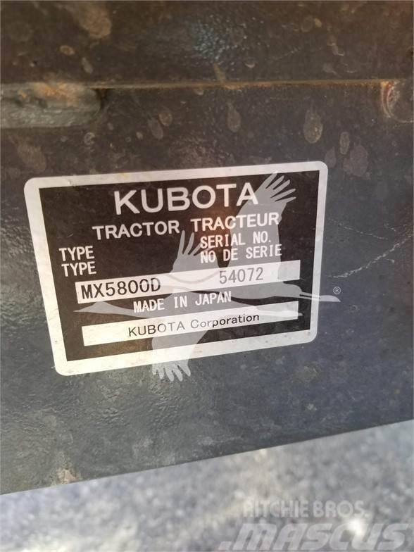 Kubota MX5800HST Traktoren