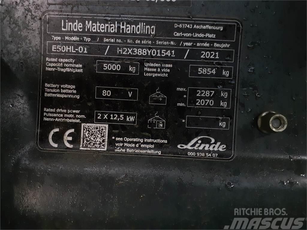 Linde E50HL Elektrostapler