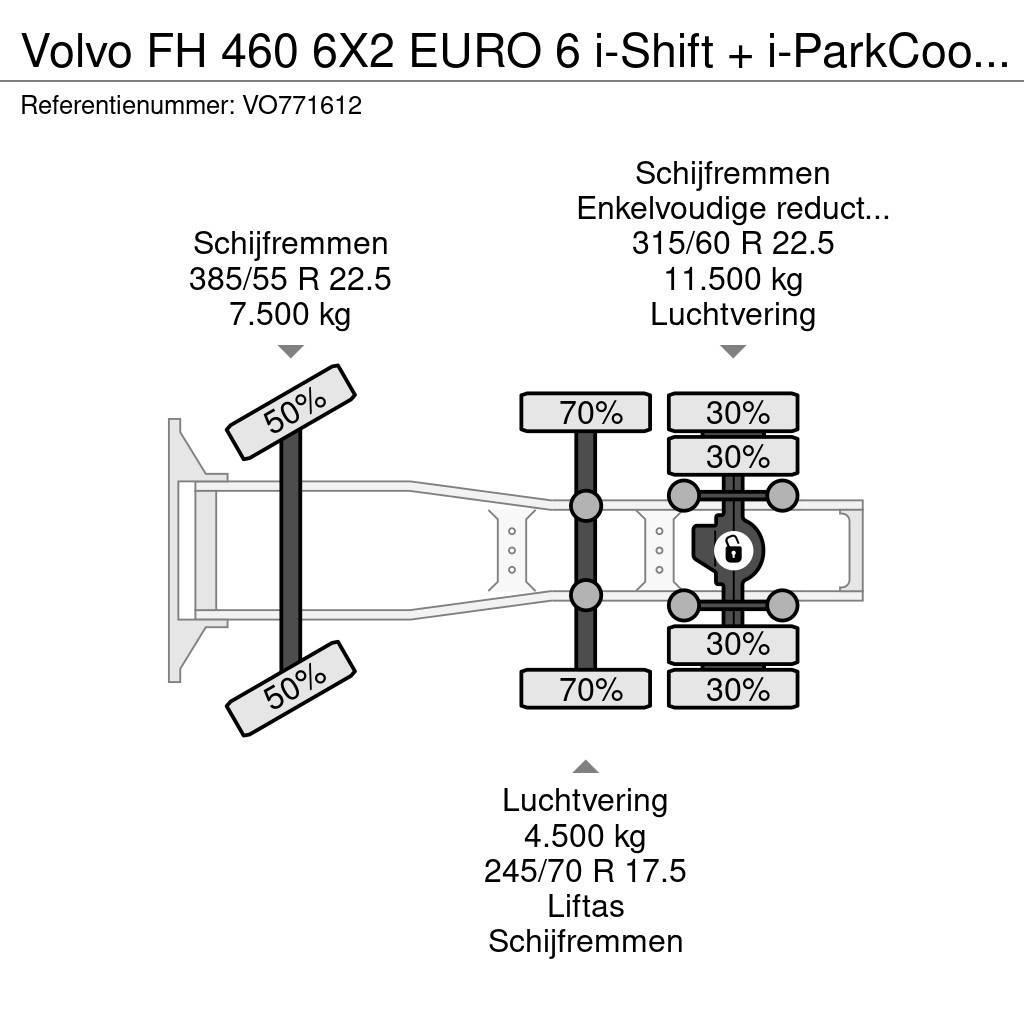 Volvo FH 460 6X2 EURO 6 i-Shift + i-ParkCool + TIPPER HY Sattelzugmaschinen