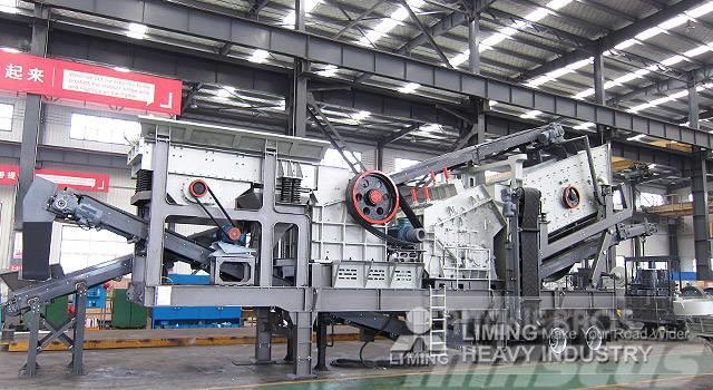 Liming 100~200tph  river stone Mobile crushing plant Pulverisierer