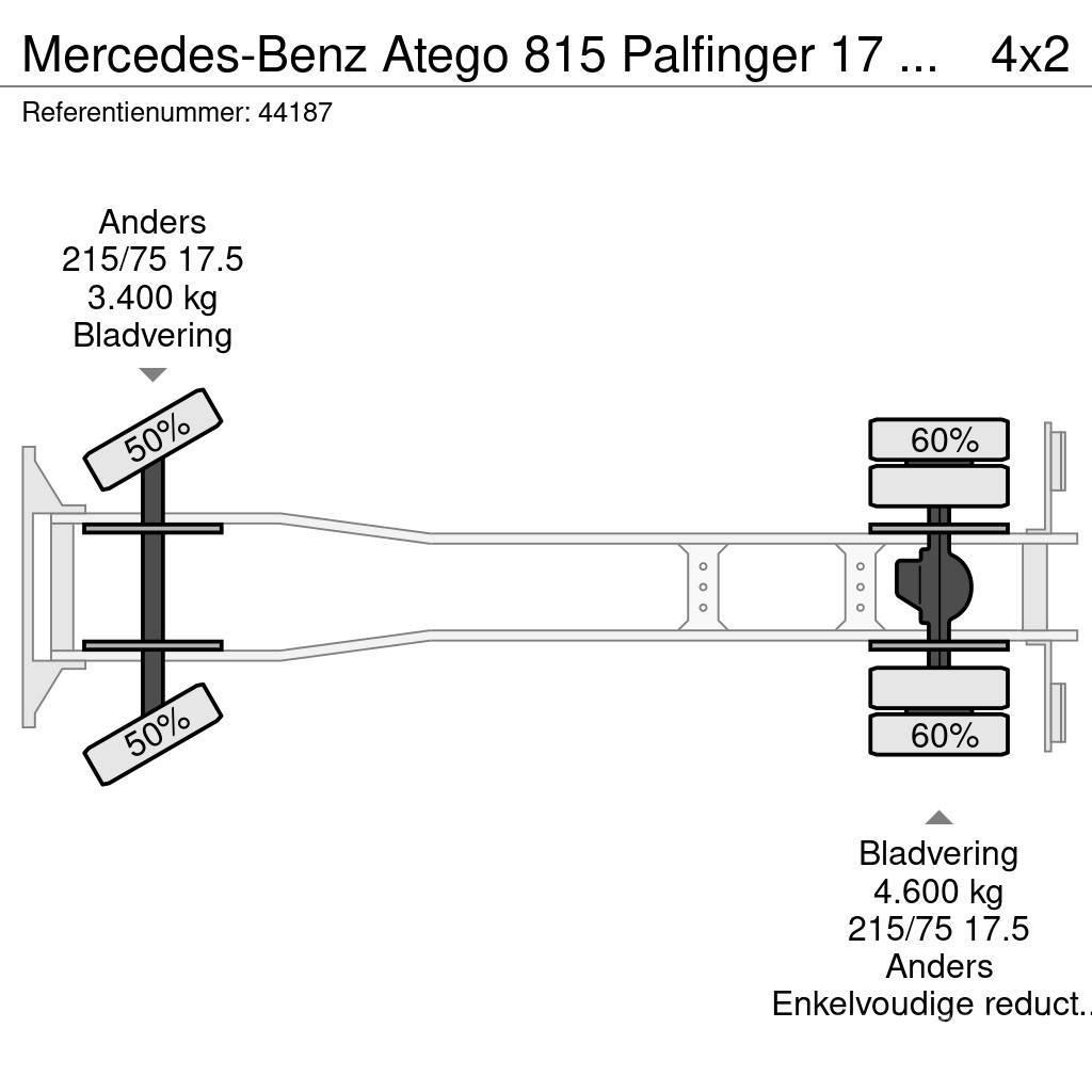 Mercedes-Benz Atego 815 Palfinger 17 meter hoogwerker Just 39.04 LKW-Arbeitsbühnen