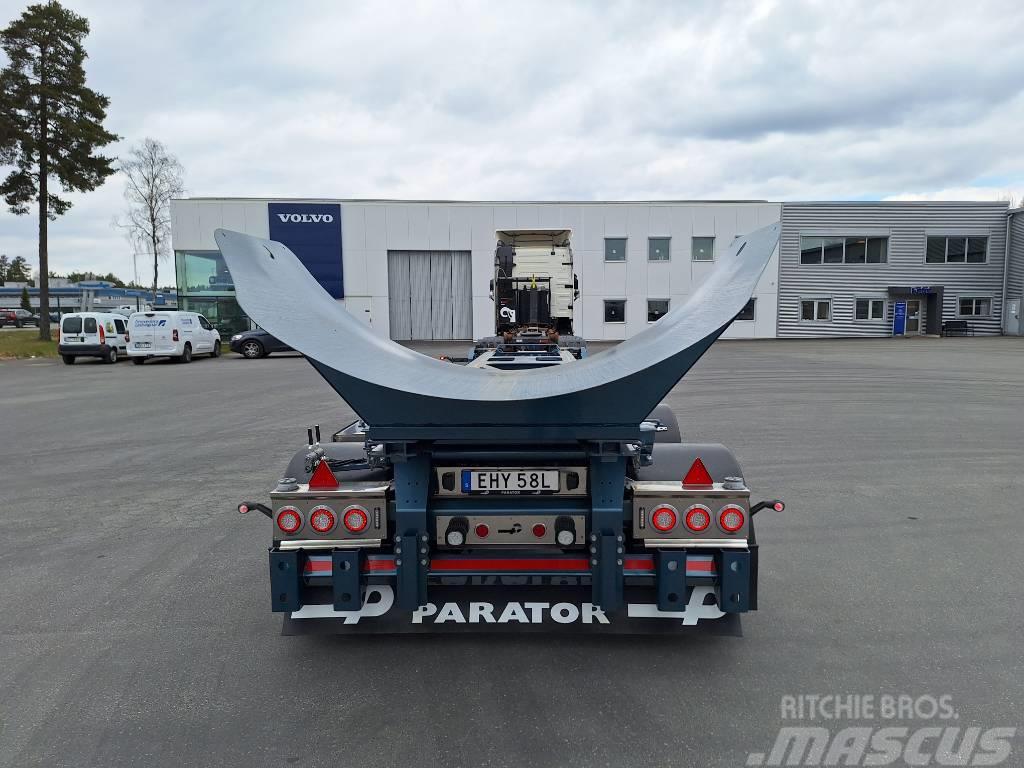Parator 3-axl Lastväxlarsläp med tipp Anhänger-Absetzkipper