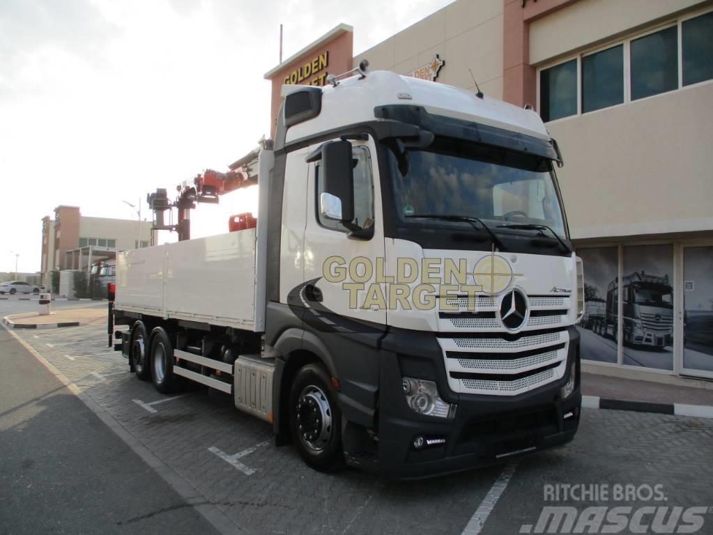 Mercedes-Benz Actros 2545 6x2 Truck w/ HMF2120K3 Block Crane Kranwagen