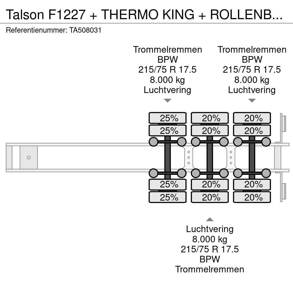 Talson F1227 + THERMO KING + ROLLENBANEN - MEGA Kühlauflieger