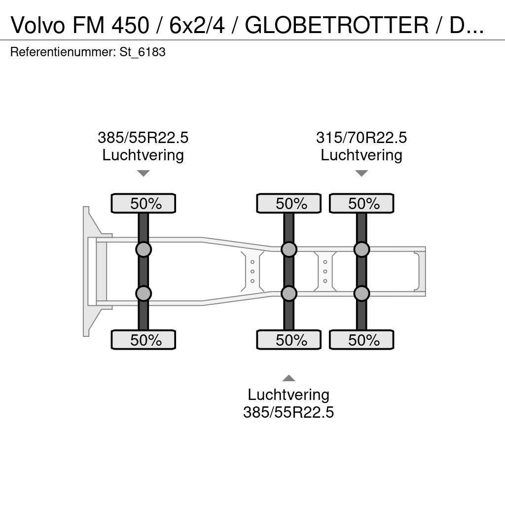 Volvo FM 450 / 6x2/4 / GLOBETROTTER / DYNAMIC STEERING / Sattelzugmaschinen