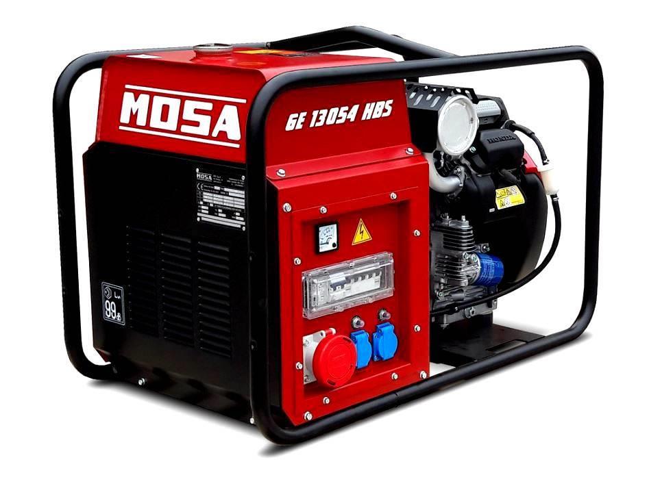Mosa Stromerzeuger GE 13054 HBS | 13 kVA / 400V / 18.7A Benzin Generatoren