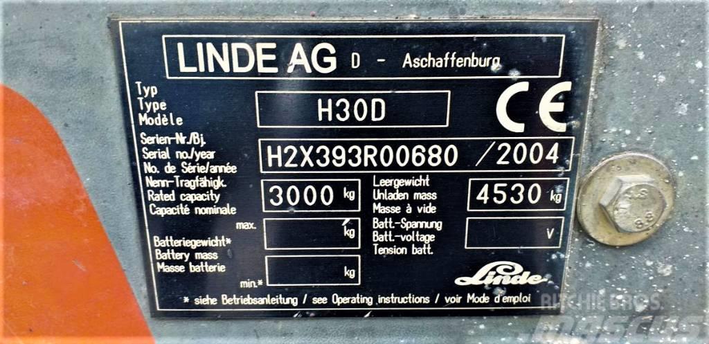  Wózek widłowy LINDE H 30 D Dieselstapler