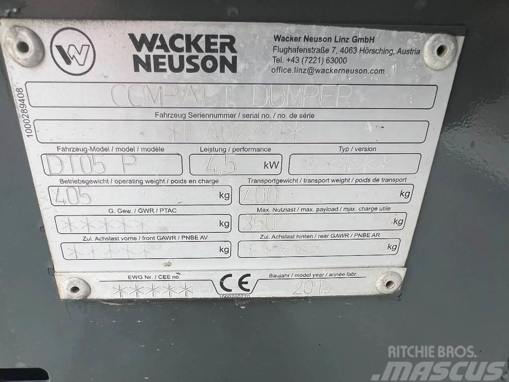 Wacker Neuson DT05P Minidumper