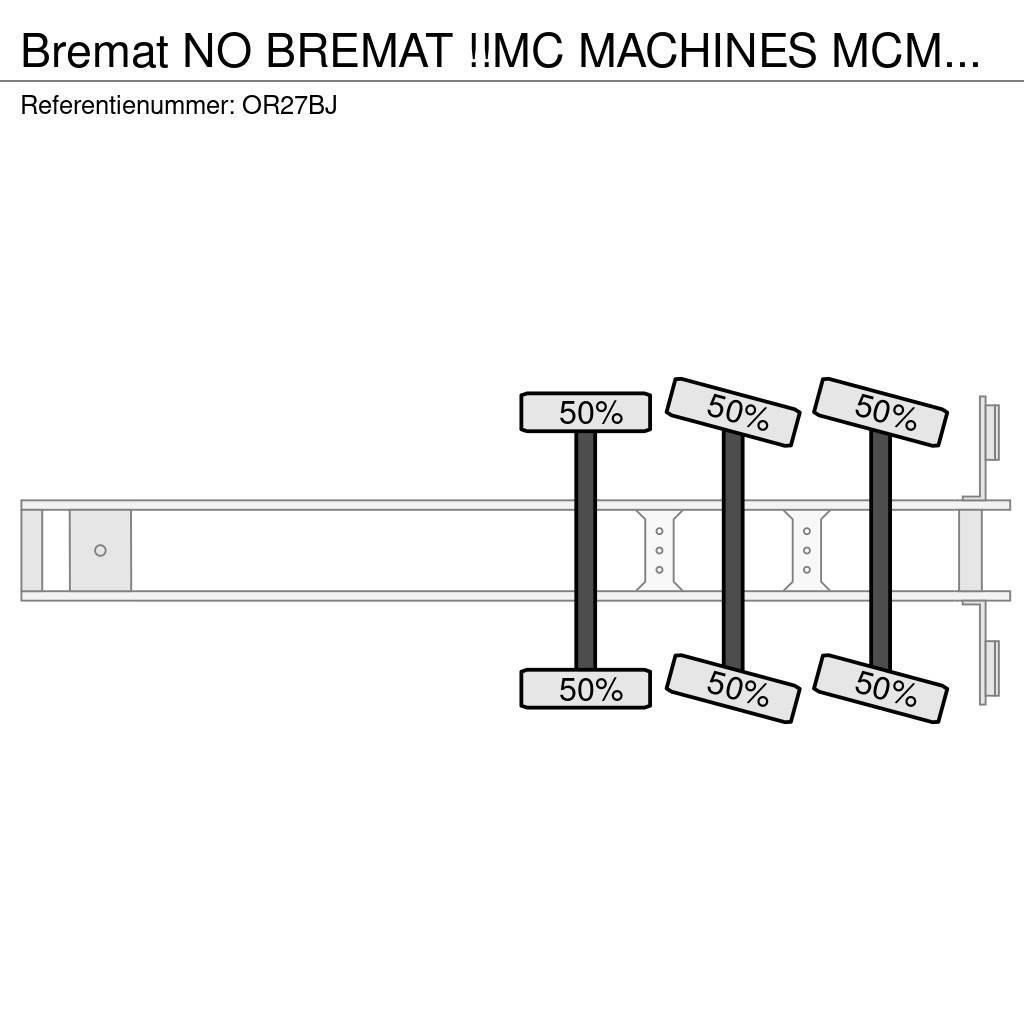  Bremat NO BREMAT !!MC MACHINES MCM-339-ST-S2!!CEME Andere Auflieger