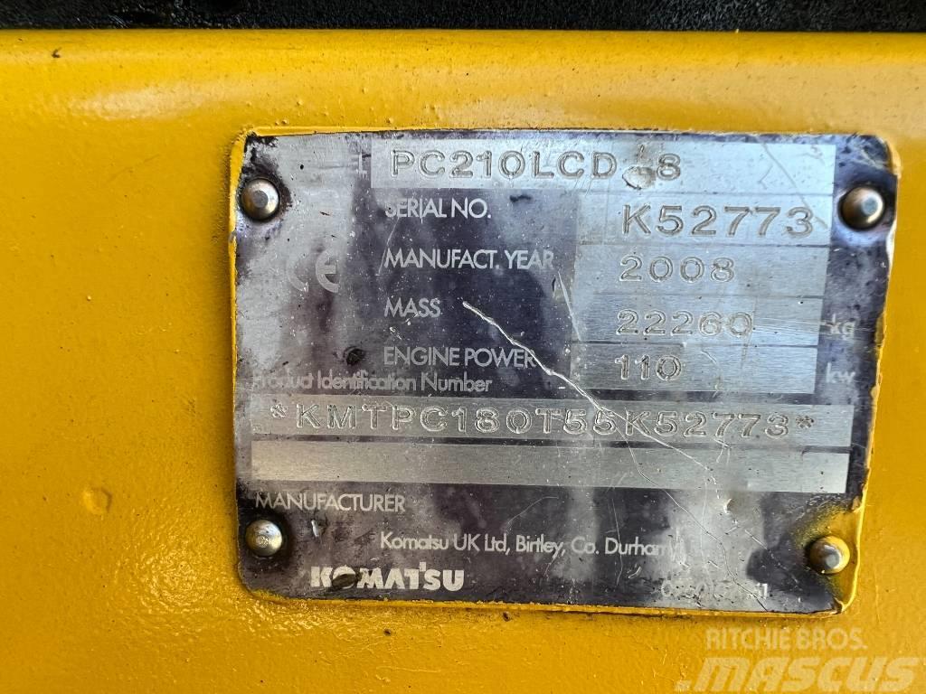 Komatsu PC 210 LCD-8 Raupenbagger