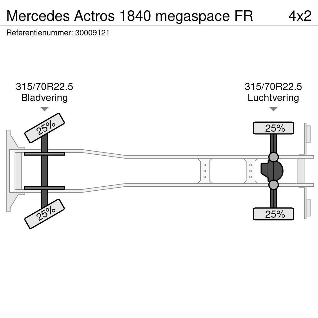 Mercedes-Benz Actros 1840 megaspace FR Containerwagen