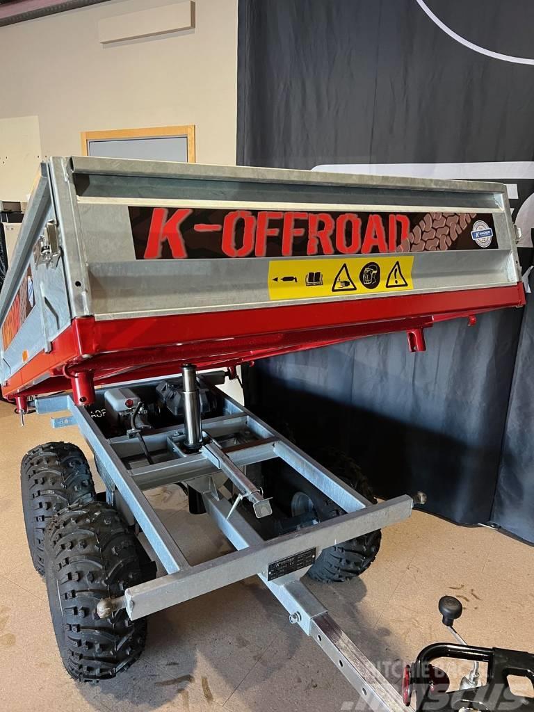  K Vagnen K-Offroad EL Tipp med fjärr 1200kg Kippanhänger
