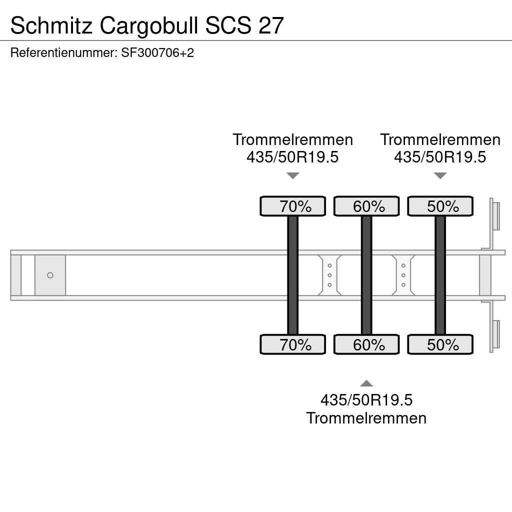 Schmitz Cargobull SCS 27 Curtainsiderauflieger