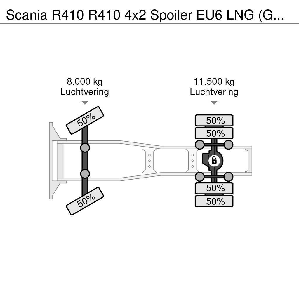 Scania R410 R410 4x2 Spoiler EU6 LNG (GAS) Automatik Sattelzugmaschinen