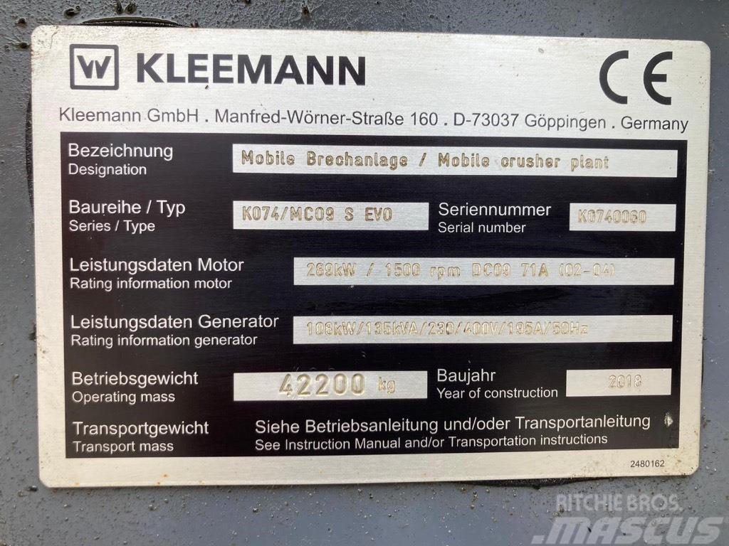 Kleemann Mco 9 s Mobile Brecher