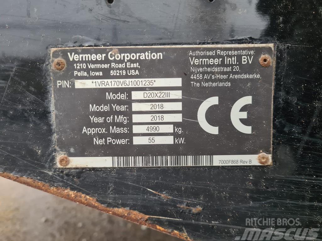 Vermeer D20x22III Horizontale Richtungsbohrgeräte