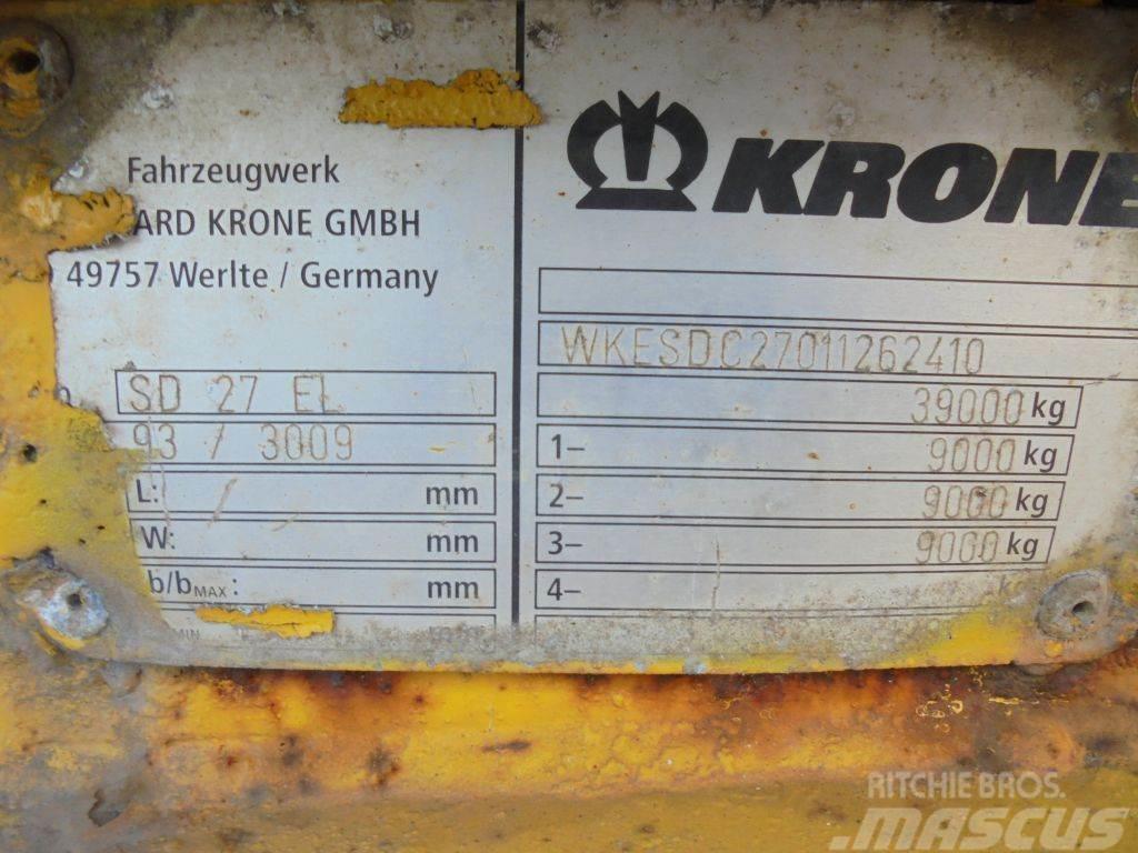 Krone 20/30/40/45ft + 3x BPW Containerauflieger