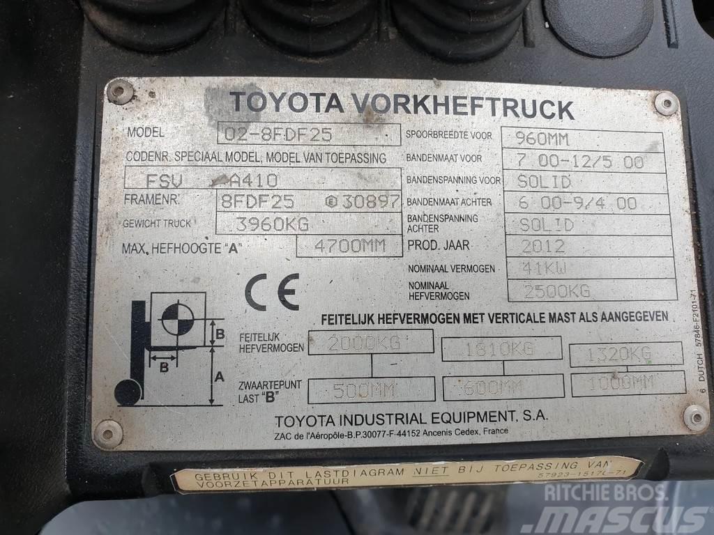 Toyota 8FDF25 Andere Gabelstapler