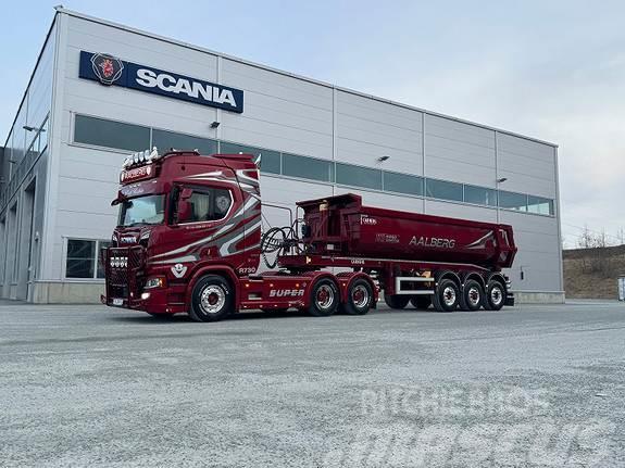Scania R 730 A6x4NB Tipptrekker med 2020 mod Carnehl Tipp Sattelzugmaschinen