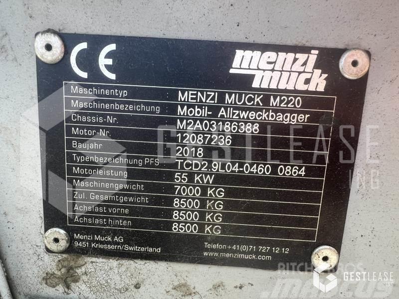 Menzi Muck M220 Spezialbagger