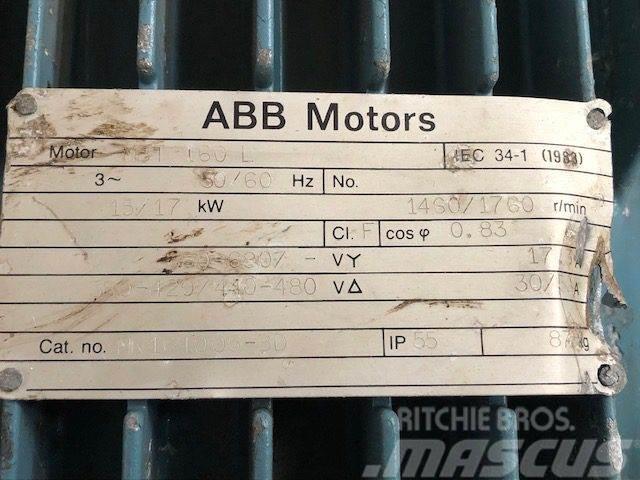  17/15 kW ABB MBT 160L E-Motor Motoren