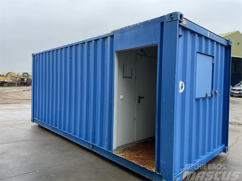 20FT container, isoleret med svalegang. Lagerbehälter