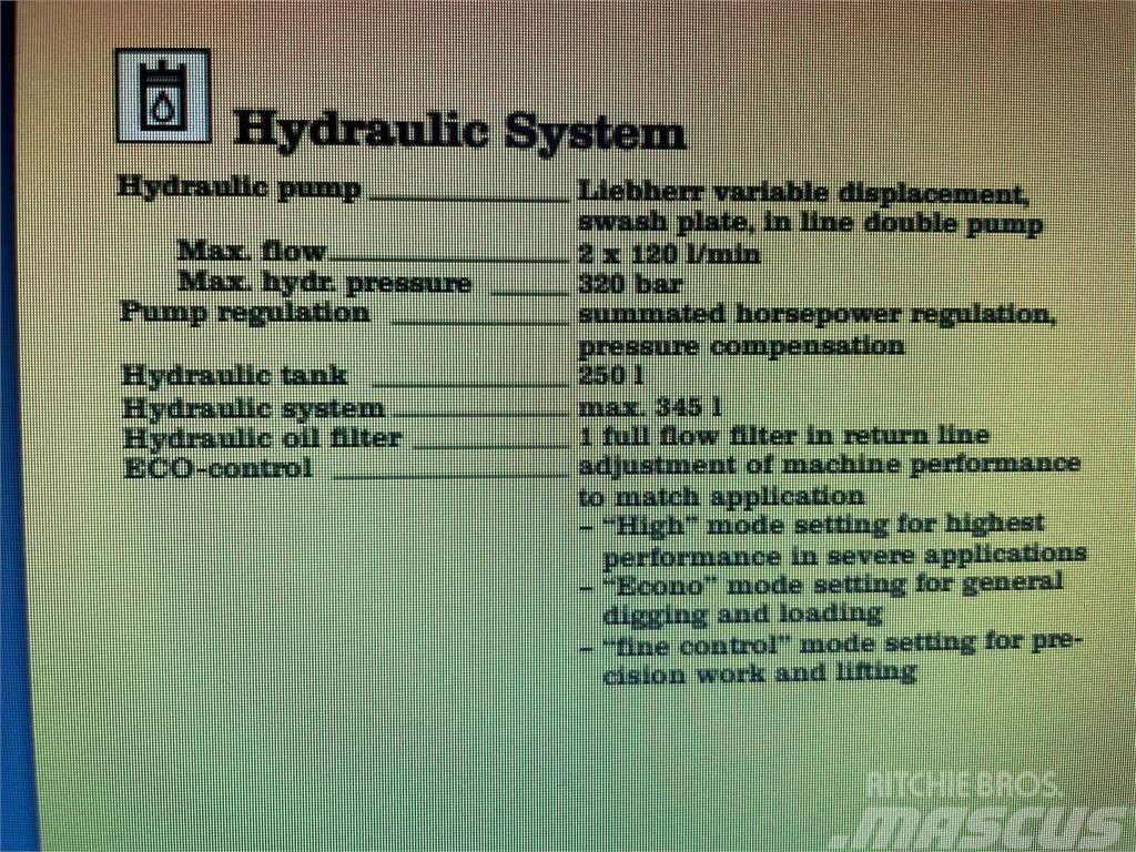  Hydr. pumpe ex. Liebherr R312, Rexroth Hydraulik