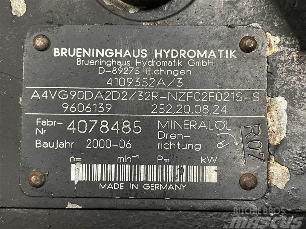  Hydrostat Brueninghaus Hydromatik A4VG90DA2D2/32R- Hydraulik