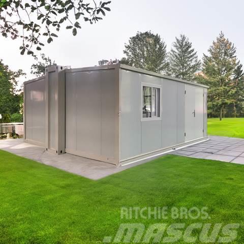  20 ft x 16 ft x 8 ft Expandable Metal Storage Shed Lagerbehälter