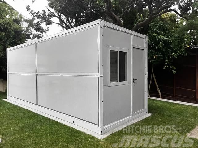  20 ft x 8 ft x 8 ft Foldable Metal Storage Shed wi Lagerbehälter