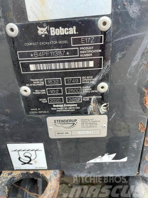 Bobcat E17Z Minibagger < 7t