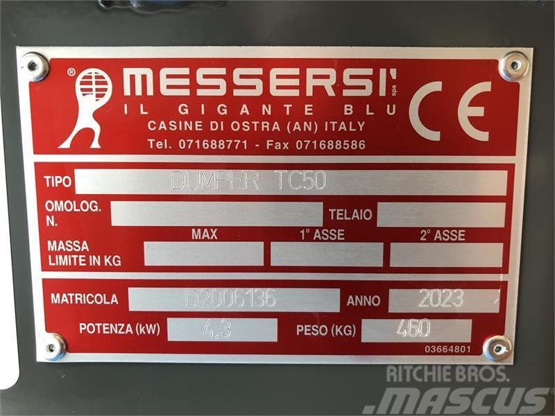 Messersi TC50 m. skovl Minidumper