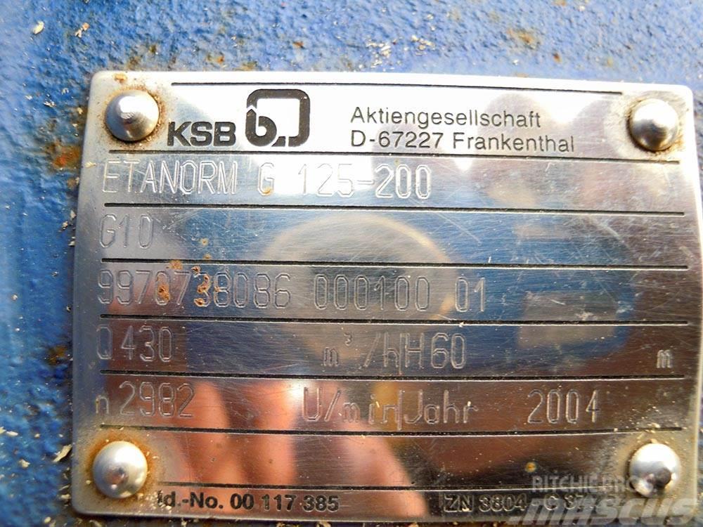 KSB ETANORM G 125-200 Wasserpumpen