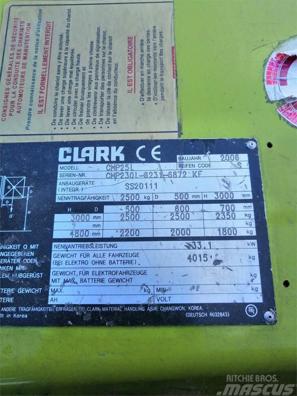 Clark CMP 25 L Andere Gabelstapler