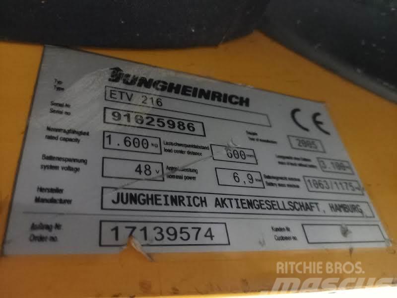 Jungheinrich ETV 216 Schubmaststapler