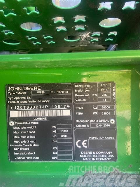 John Deere T660 HM Mähdrescher