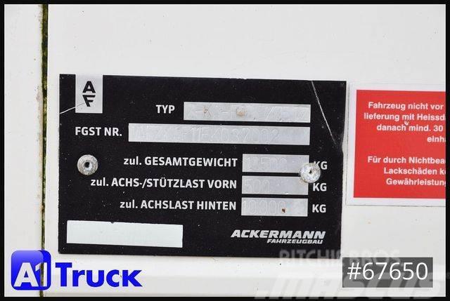 Ackermann 1 Achs Koffer+ Schiebeplane 3100mm innen Anhänger-Kastenaufbau